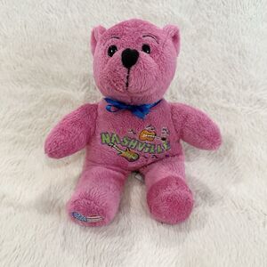 Symbolz Nashville Hot Pink Teddy Bear 8” Beanbag Plush Toy